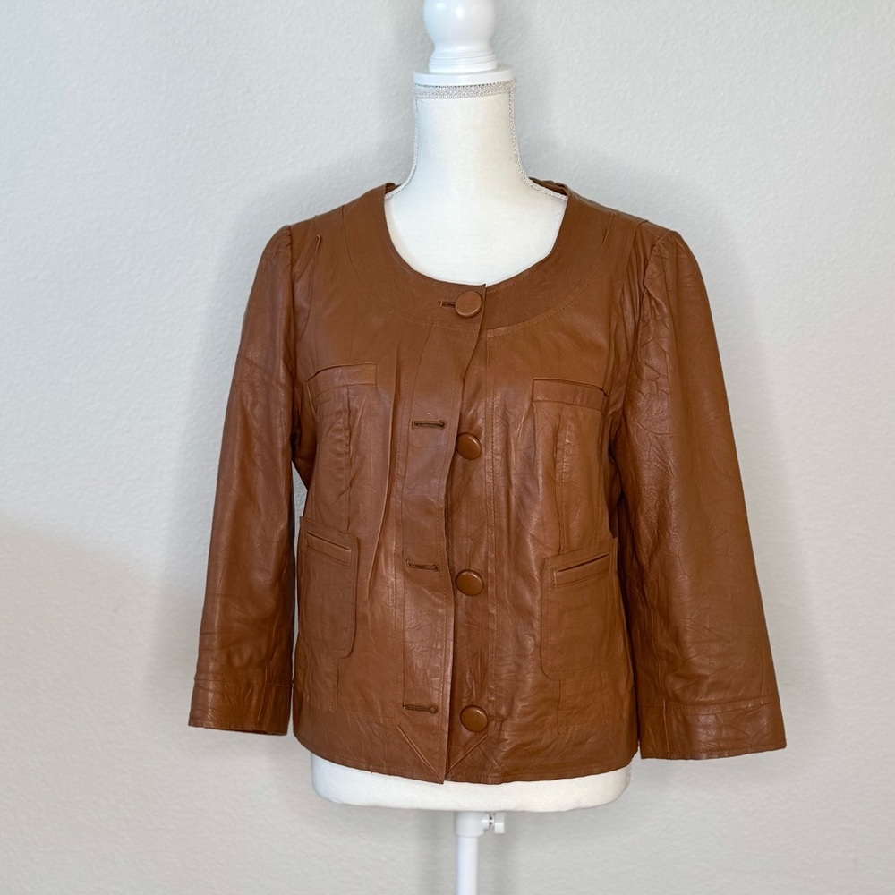 Women's Brown Leather Jacket